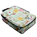 Custom Floral Name Any Text Full Print Foldable Shoe Storage Bag View2