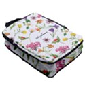 Custom Hand Drawn Floral Name Any Text Full Print Foldable Shoe Storage Bag View2